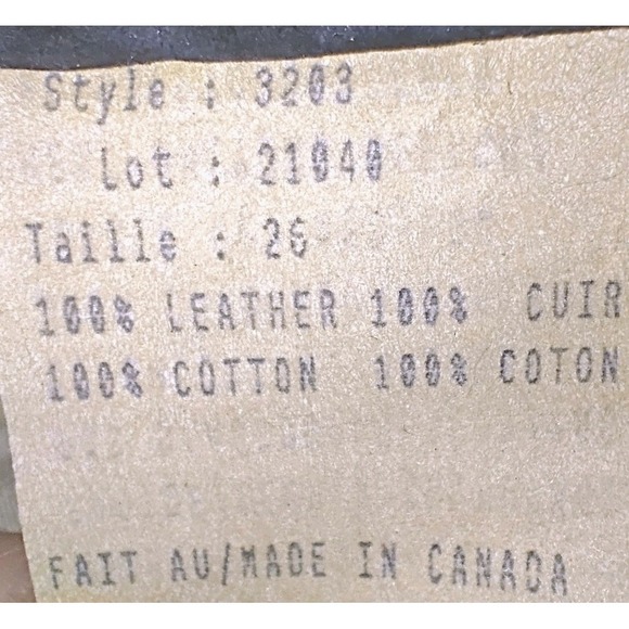 Vintage W&W Wash & Wear Leather Suede Pants Mens 26 Made in Canada Blue - Picture 10 of 13